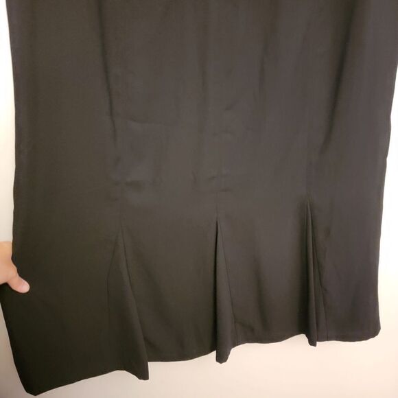 Talbots Black Pleated Dress - Picture 4 of 6